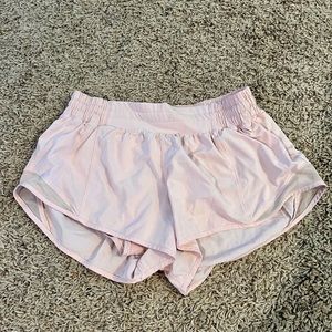 Pink LuLuLemon Hotty Hot Shorts 2” Size 4
